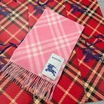 Check Cashmere Scarf pink - Image 2