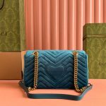 GG Velvet Small Marmont shoulder bag - Image 4