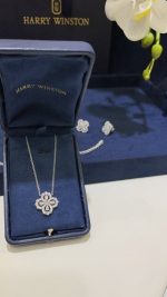 Diamond Loop Full Motif Diamond Pendant - Image 8