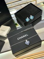 Chanel necklace and earring set - Image 2