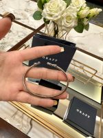 Butterfly Silhouette Open Diamond Bangle - Image 2