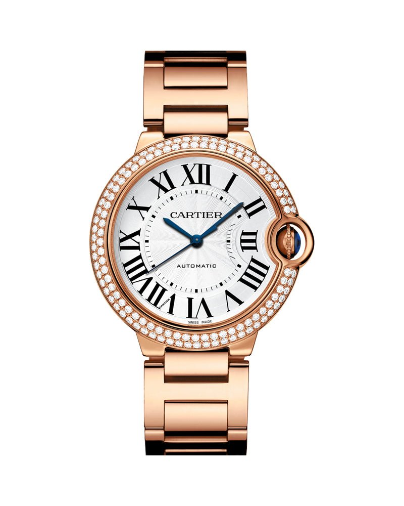 2cb8de0d197148a1b1c9f57296ee241c.jpg BALLON BLEU DE CARTIER, 36 MM, ROSE GOLD, DIAMONDS - Image 1