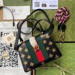 GG Sylvie Bee Star mini leather bag - Image 3