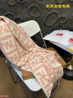 FF Scarf Light pink cashmere scarf - Image 7