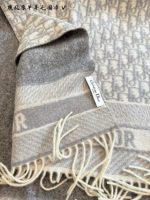 Dior Oblique Scarf grey - Image 4