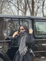 GG cashmere lamé scarf - Image 11