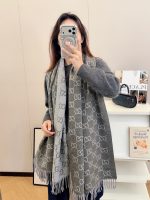 GG cashmere lamé scarf - Image 14