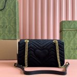 GG Velvet Small Marmont shoulder bag - Image 4