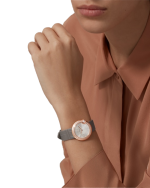 BALLON BLANC DE CARTIER WATCH 30MM, QUARTZ MOVEMENT, ROSE GOLD, DIAMONDS, LEATHER - Image 2