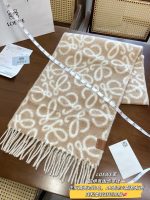 Anagram scarf in alpaca and wool blend - Image 9