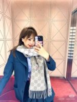 GG cashmere lamé scarf - Image 5