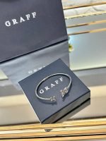 Butterfly Silhouette Open Diamond Bangle - Image 6