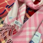 Check Cashmere Scarf pink - Image 13