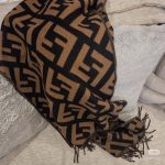 FF Scarf Brown cashmere scarf - Image 8