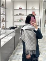 GG cashmere lamé scarf - Image 12