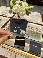 Butterfly Silhouette Open Diamond Bangle - Image 4