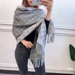 GG cashmere lamé scarf - Image 9