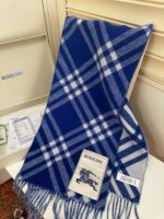 Check Cashmere Scarf Knight - Image 4