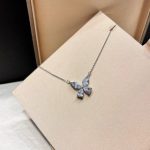 Double Butterfly Silhouette Diamond Pendant - Image 10