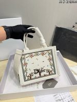 Dioramour Small Dior Book Tote with Strap - Image 7