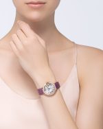 BALLON BLEU DE CARTIER, 33 MM, 18K ROSE GOLD, DIAMONDS, LEATHER - Image 2