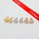 Etincelle de Cartier hoop earrings, triple row, paved - Image 8