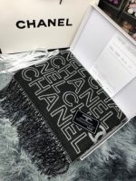 CHANEL letter scarf