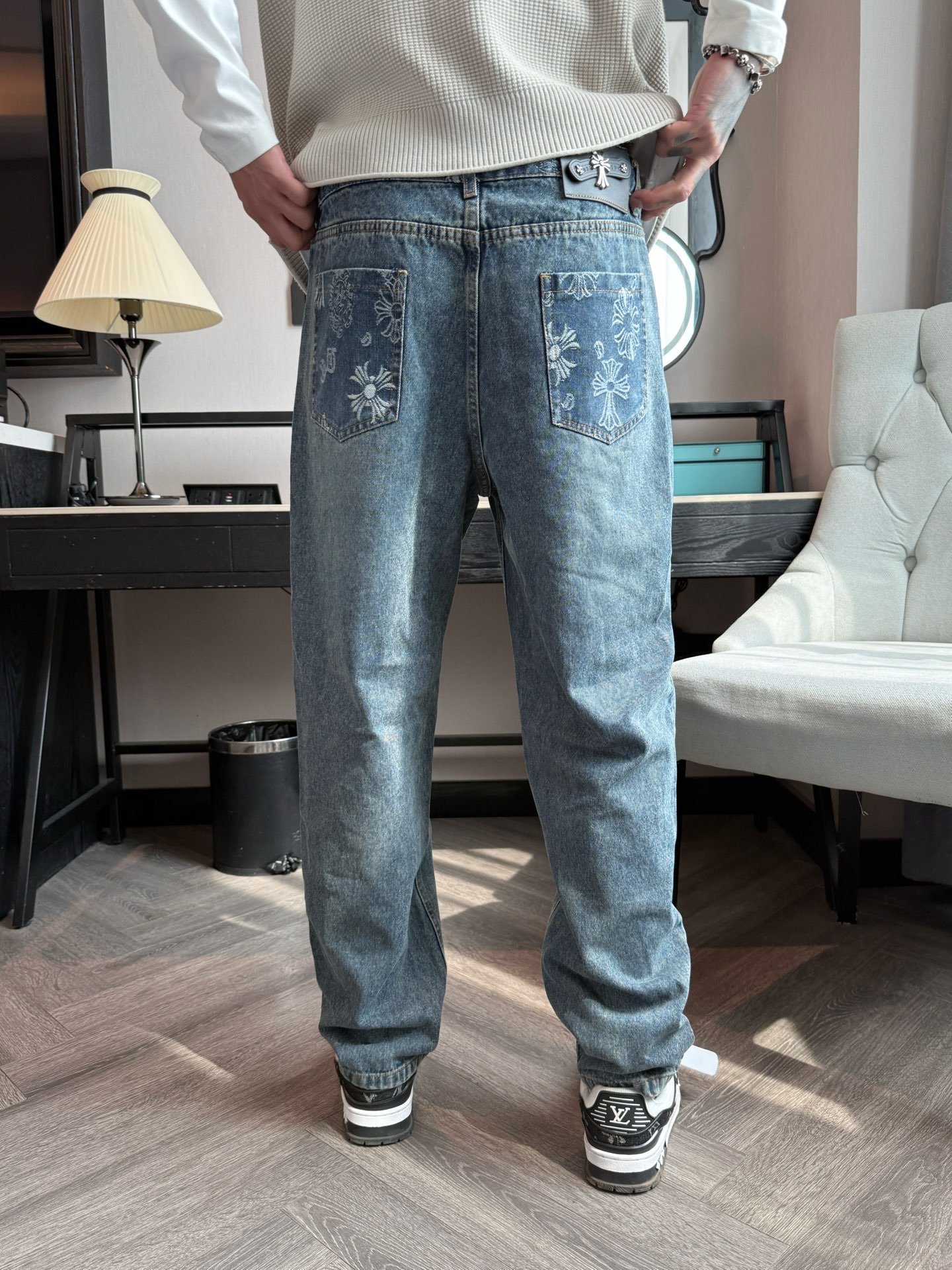 IMG_0334.jpg Chrome Hearts Jeans - Image 1