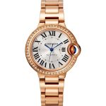 BALLON BLEU DE CARTIER, 33 MM, ROSE GOLD, DIAMONDS