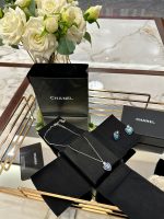 Chanel necklace and earring set - Image 9