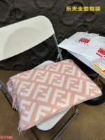 FF Scarf Light pink cashmere scarf