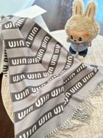 gray and white scarf - Image 14