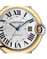 BALLON BLEU DE CARTIER WATCH 36 MM, AUTOMATIC MECHANICAL MOVEMENT, YELLOW GOLD, STEEL - Image 2