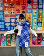 Check Wool Scarf Knight - Image 18