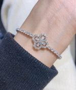 Diamond Loop Full Motif Diamond Bracelet - Image 12