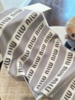 gray and white scarf - Image 16