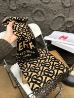brown letter scarf - Image 11