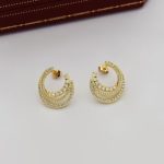 Etincelle de Cartier hoop earrings, triple row, paved - Image 16