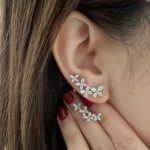 Classic Butterfly Petite Diamond Ear Climber - Image 3