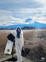 Chanel Cashmere Silk CC Knitted Scarf White - Image 7