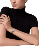 BALLON BLANC DE CARTIER WATCH 26MM, QUARTZ MOVEMENT, ROSE GOLD, DIAMOND, LEATHER - Image 2