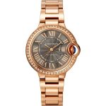 BALLON BLEU DE CARTIER, 33 MM, AUTOMATIC, ROSE GOLD, DIAMONDS