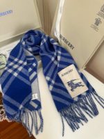 Check Cashmere Scarf Knight - Image 2