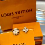 Color Blossom BB Star Ear Stud, Pink Gold and White Mother-of-Pearl – Per Unit