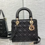 Cowhide Ball Print Classic Bag size:24cm