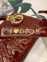 ABCDior Calf Patent Leather Rattan Tote Size: 20 x 16.5 x 8cm - Image 2