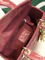 ABCDior Calf Lacquered Rattan Tote Size 20 x 16.5 x 8cm - Image 3