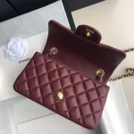 Black Lambskin Gold Buckle - Image 2