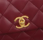 CHANE Sheepskin Hand Carry Crossbody Size: 25178cm Style Number: 68938 - Image 2