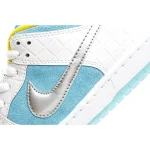 FTC Skateboarding x Nike SB Dunk Low Pro QSLAGOON PULSE Diamond Silver Ice Blue - Image 2